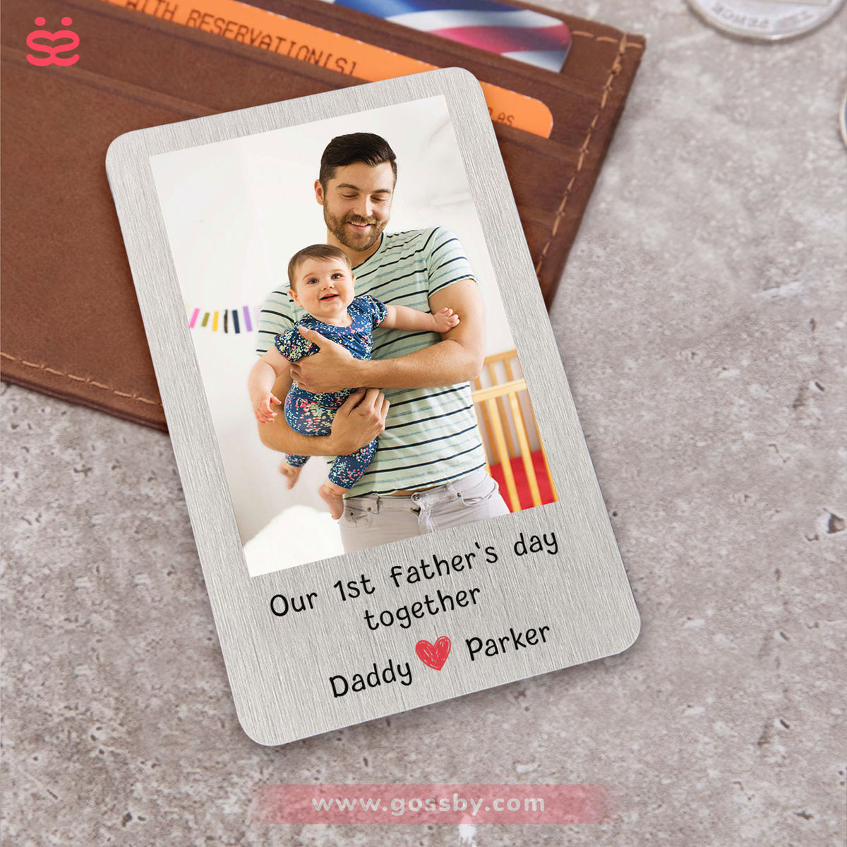 First Father's Day Gift, Gift for Dad, Wallet for Fathers Day