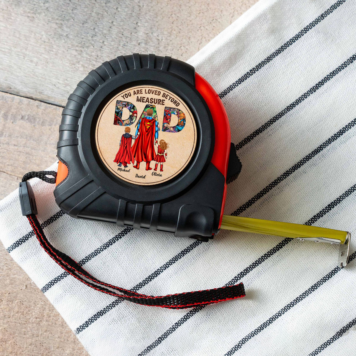 Personalized Tape Measure - DAD You are loved Beyond Measure - Father's Day Best Seller 2024 Collection_3