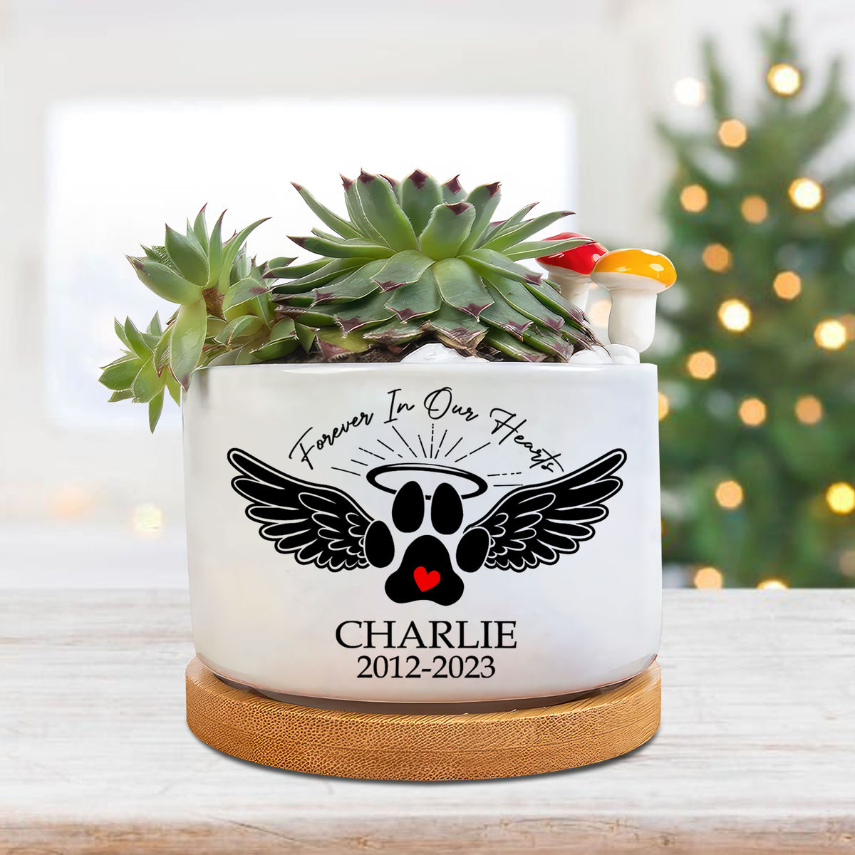 Pet Memorial Gift - Personalized Dog Memorial Gift Planter, Dog Sympathy  Gift - Pet Memorial Flower Pot, Pet Loss Succulent Gift, Mom's Garden,  Grandma's Garden, Forever Loved Sympathy Gift for Pet Owners 30012