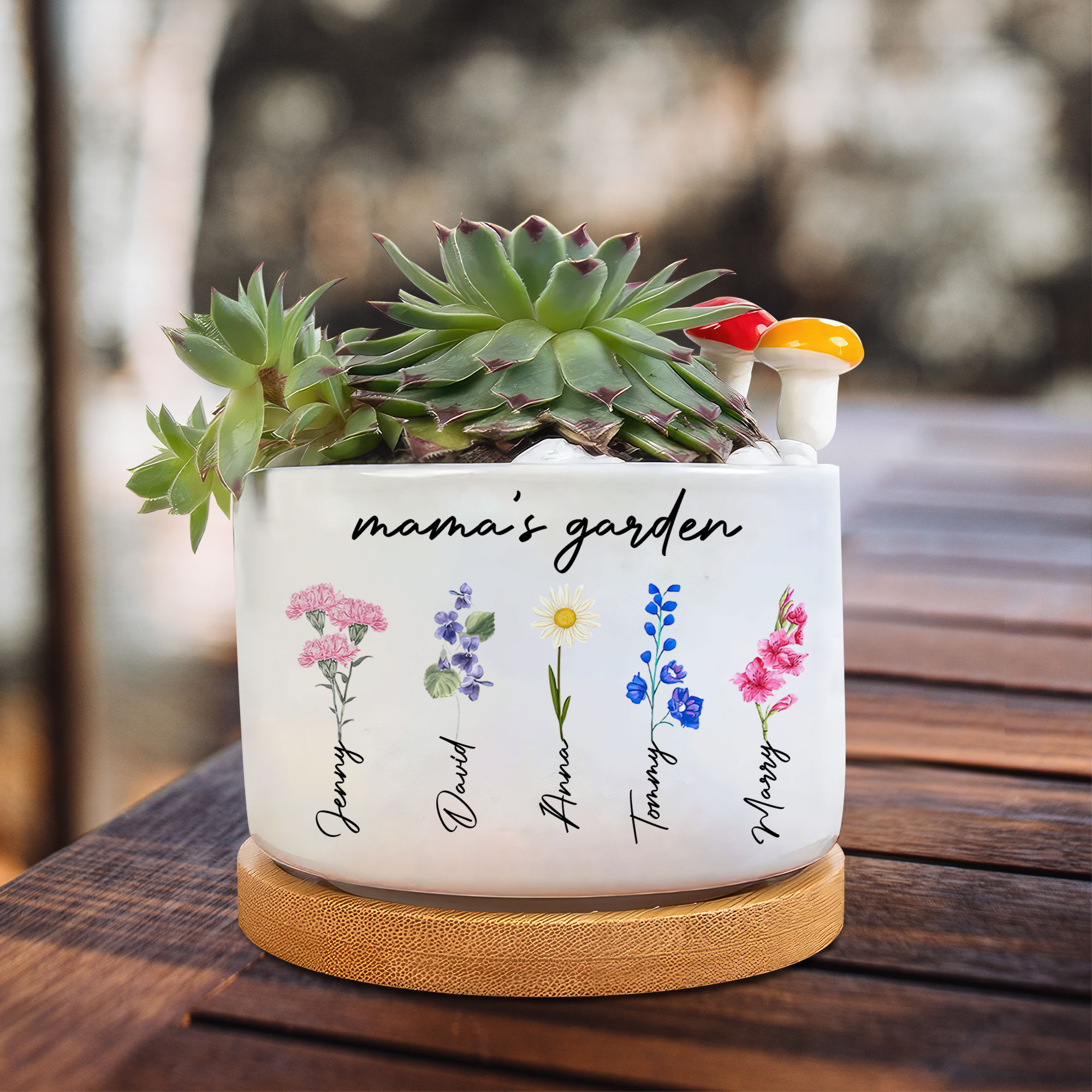 Simple Mother's Day gift ideas for grandma: Flower pot & photo flowers -  Mom Endeavors