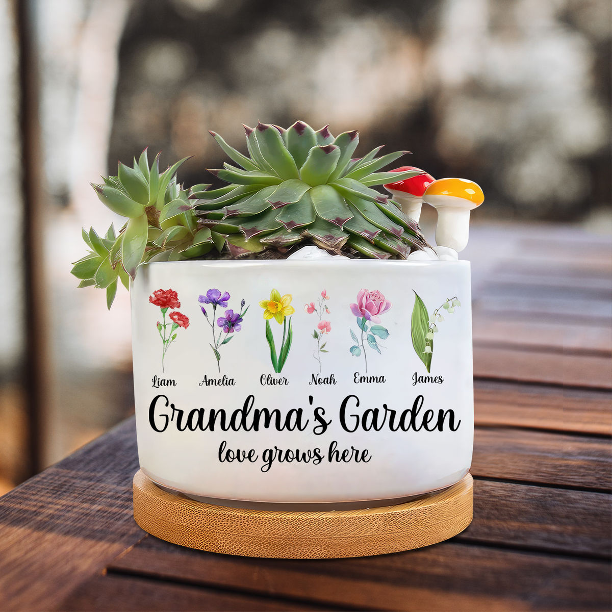 Grandma's Garden Mini Planter | Gift for Grandma