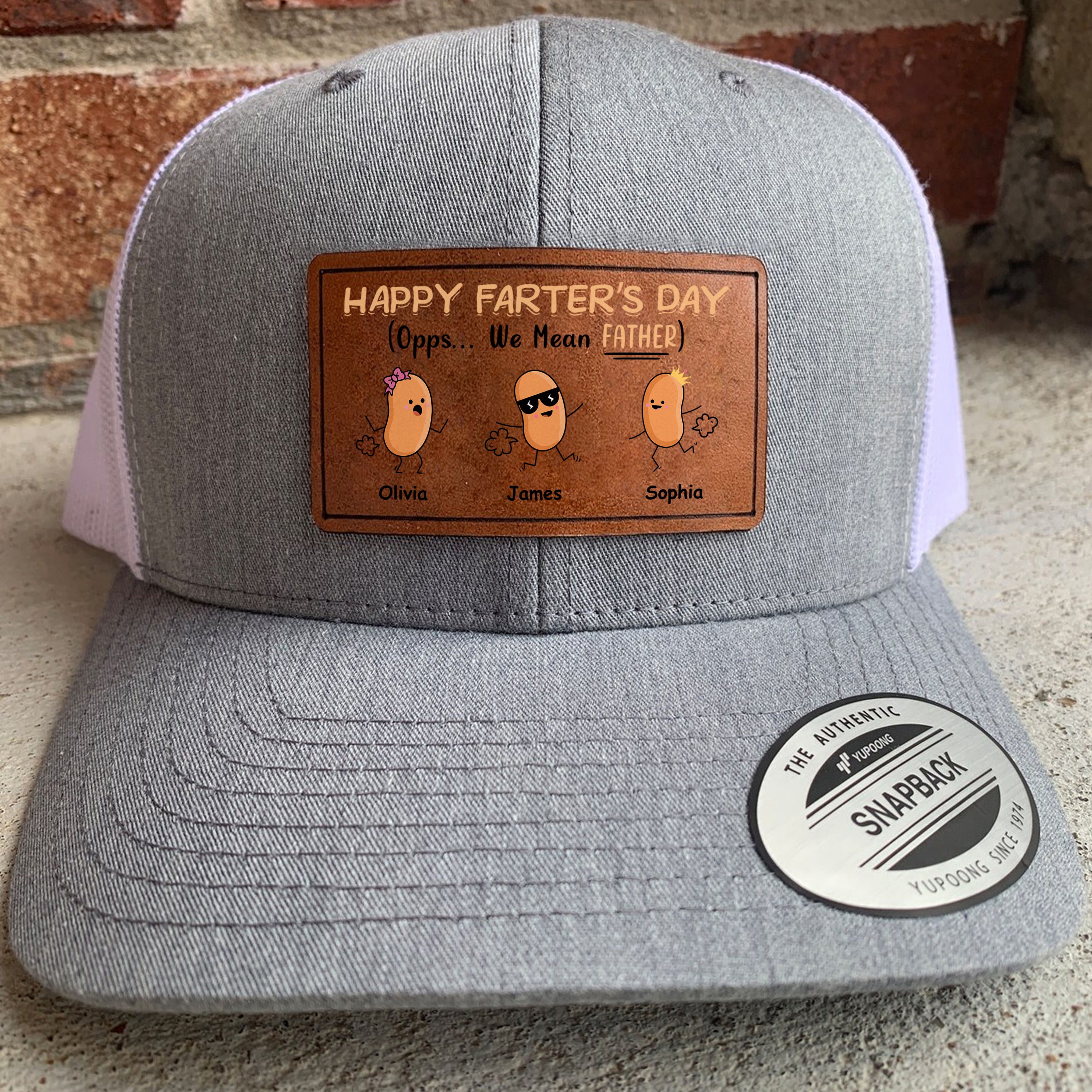 Custom Father's Day Hats For Dad - Snapback Trucker Hat