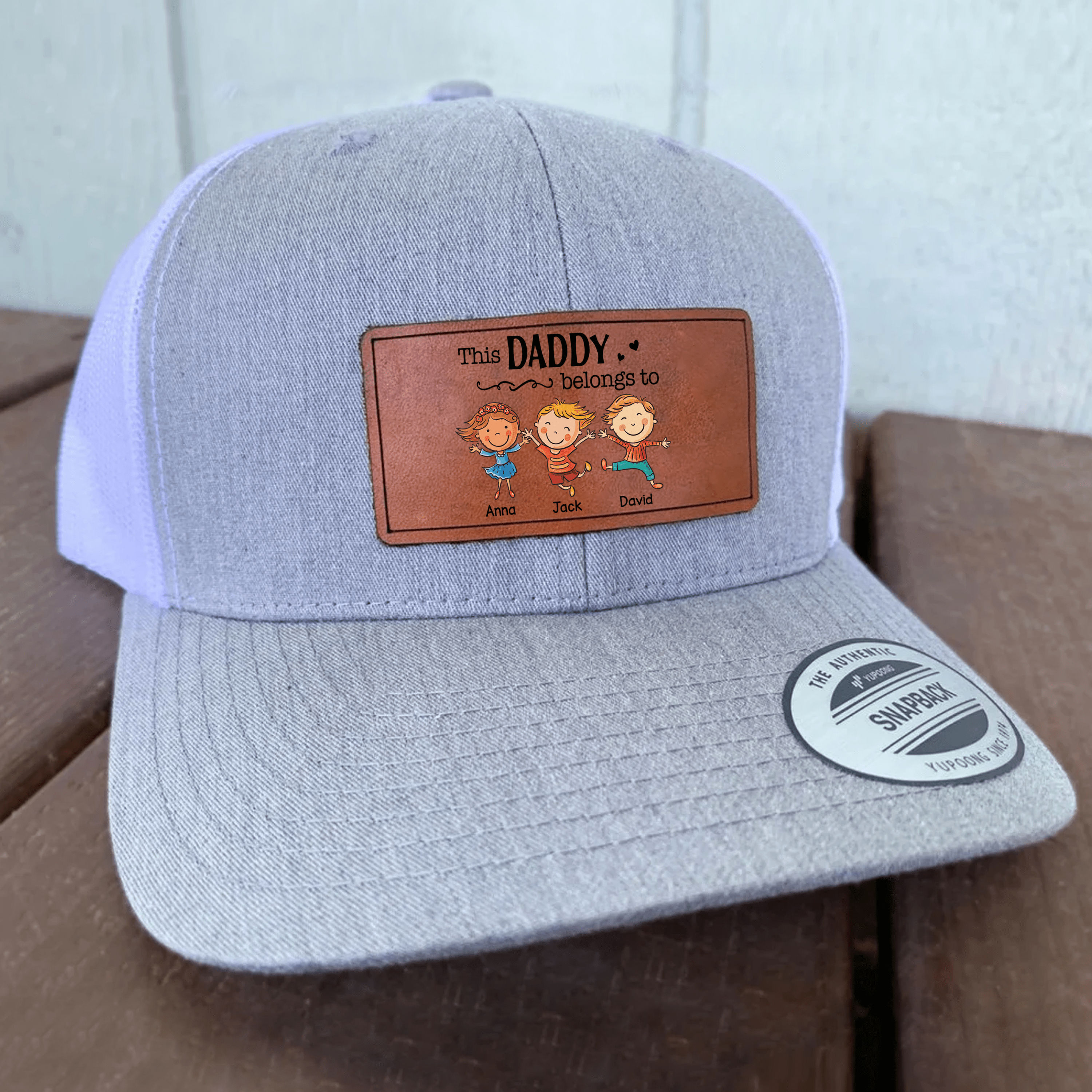 Father's Day Gifts - This Daddy Belongs To.- Personalized cap