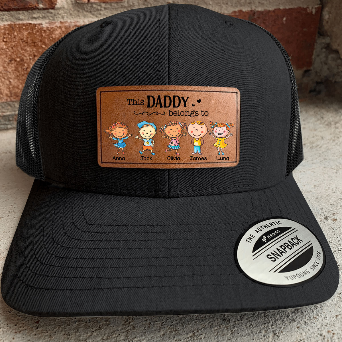 Father's Day Gifts - This Grandpa Belongs To.- Personalized cap_3