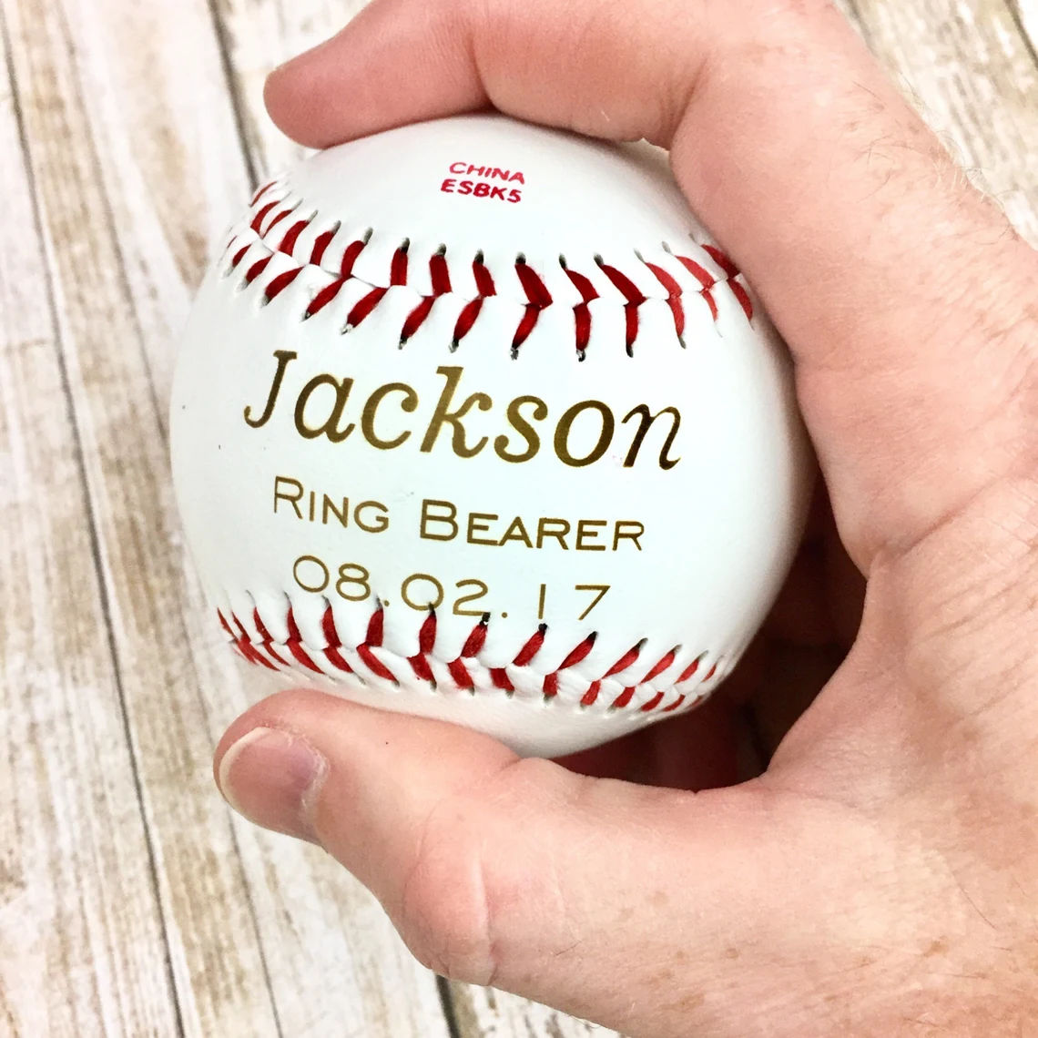 Personalized Laser Engraved Baseball - Wedding Gifts, Gifts For Groom, Groomsmen