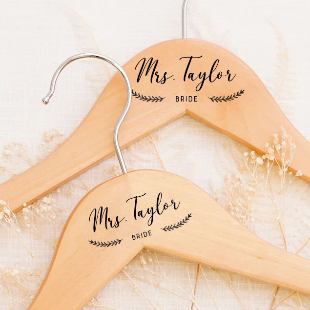 Wedding Event New Listing - Custom Bride & Bridesmaid Hanger - Bridal Shower Gift, Wedding Gifts, Bride to be gifts, Bridesmaid Gifts