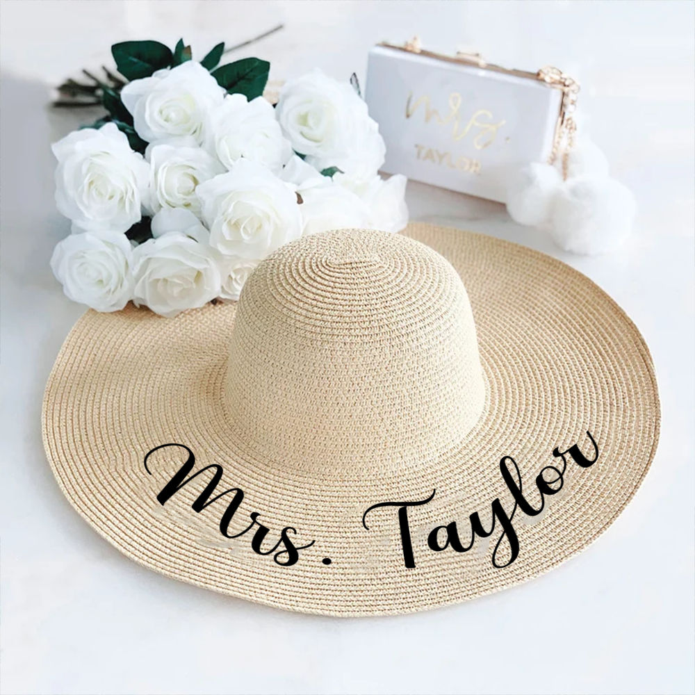 Floppy Bride to Be Sun Hat White (Bride to Be)