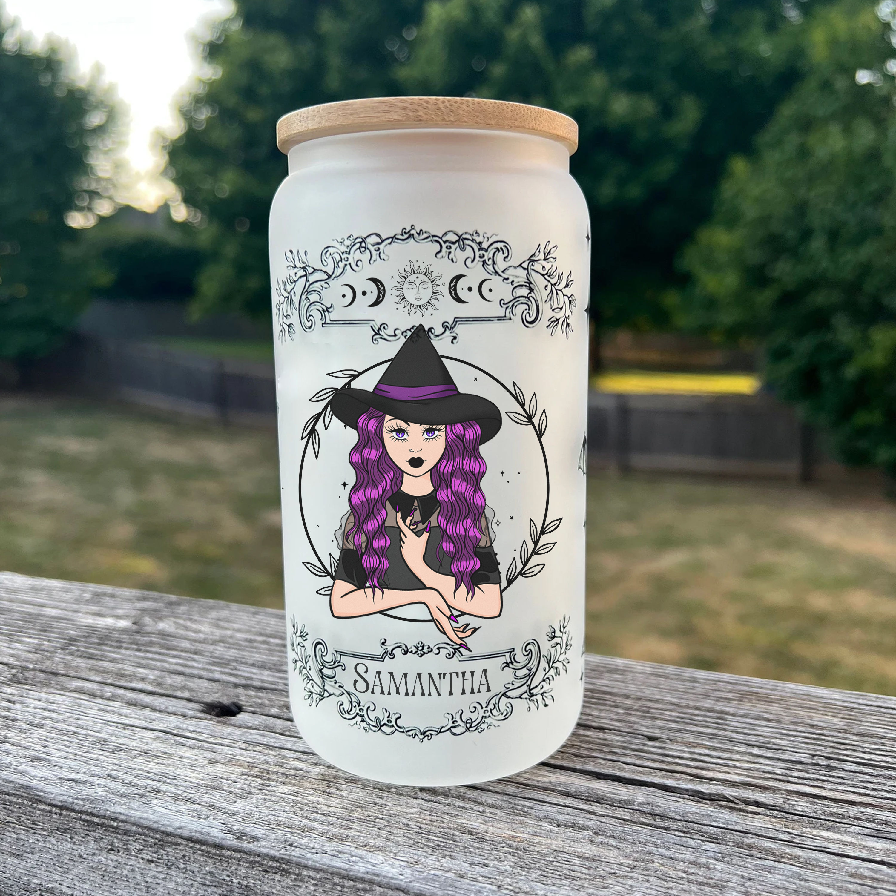 16oz Frosted Witches Halloween Beer Can Glass 480ml Custom Decor Ghost Iced  Coffee Cup - China Glass Cup and Drinking Cup price