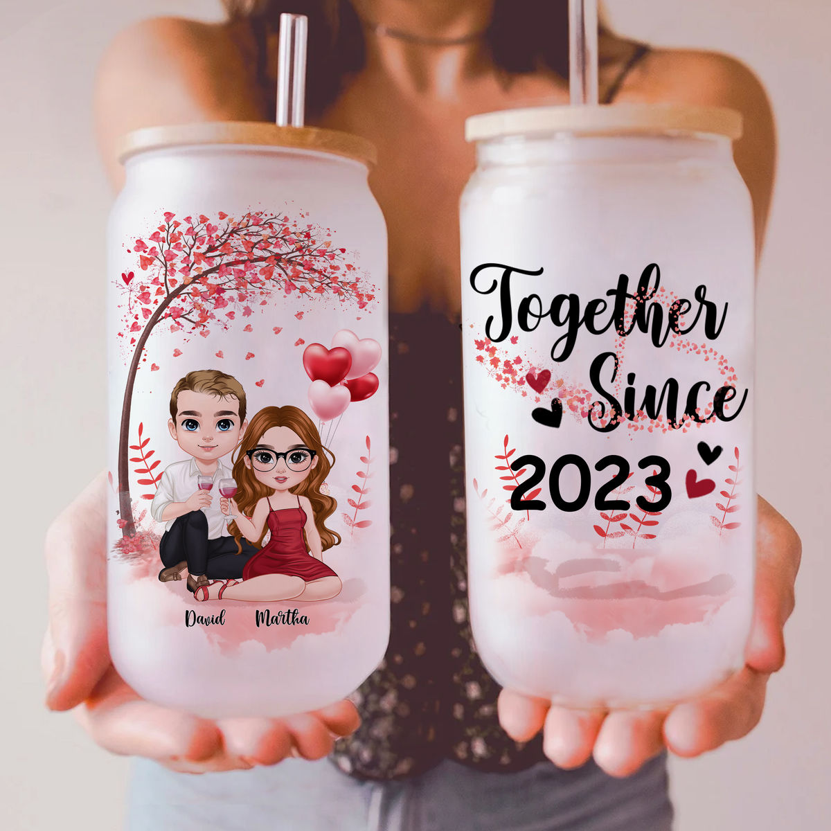 Tumbler Glass -  Together Since...