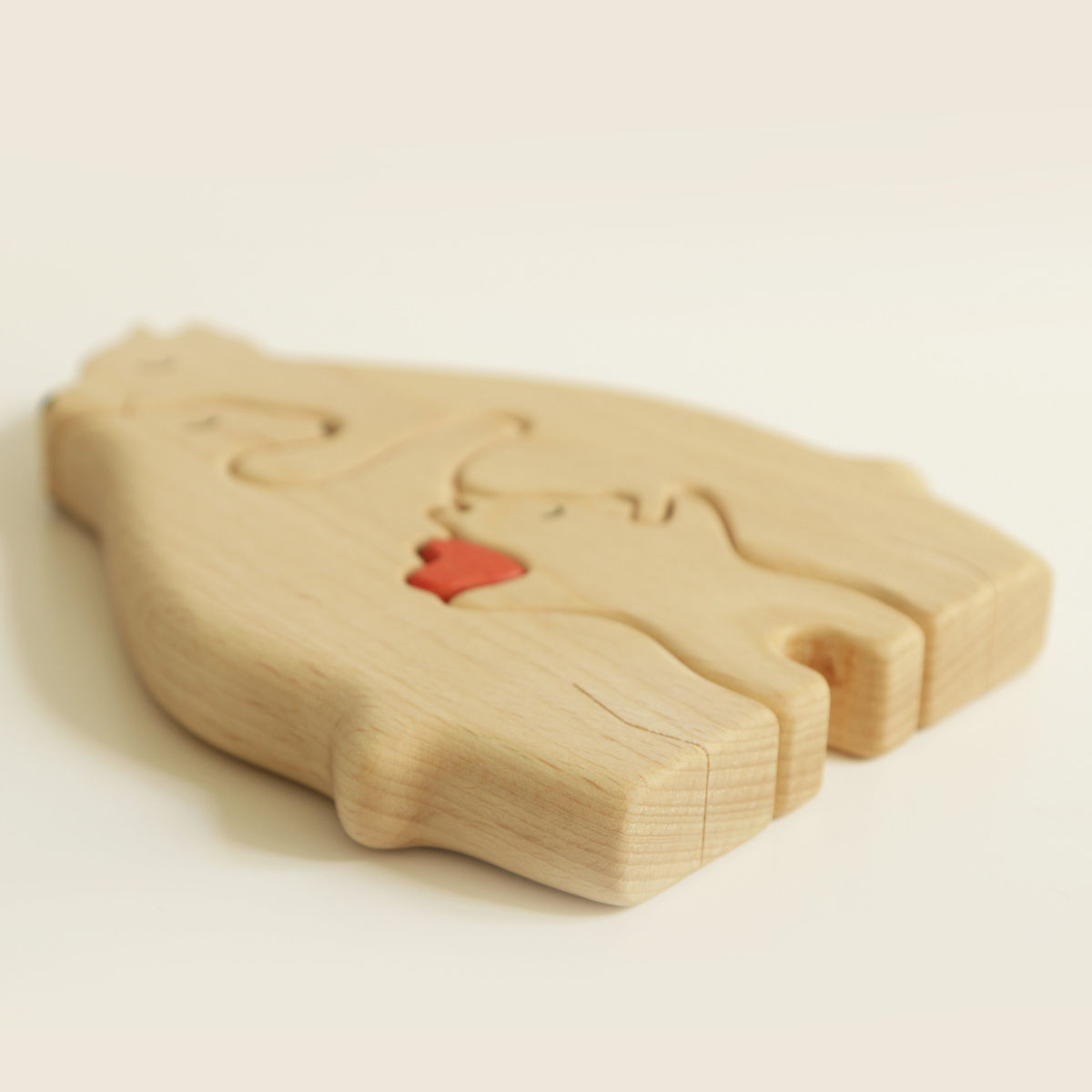 Wooden Bears family puzzle - Up to 6 Kids - Christmas Decor, Family Keepsake Gift, Home Decor_8