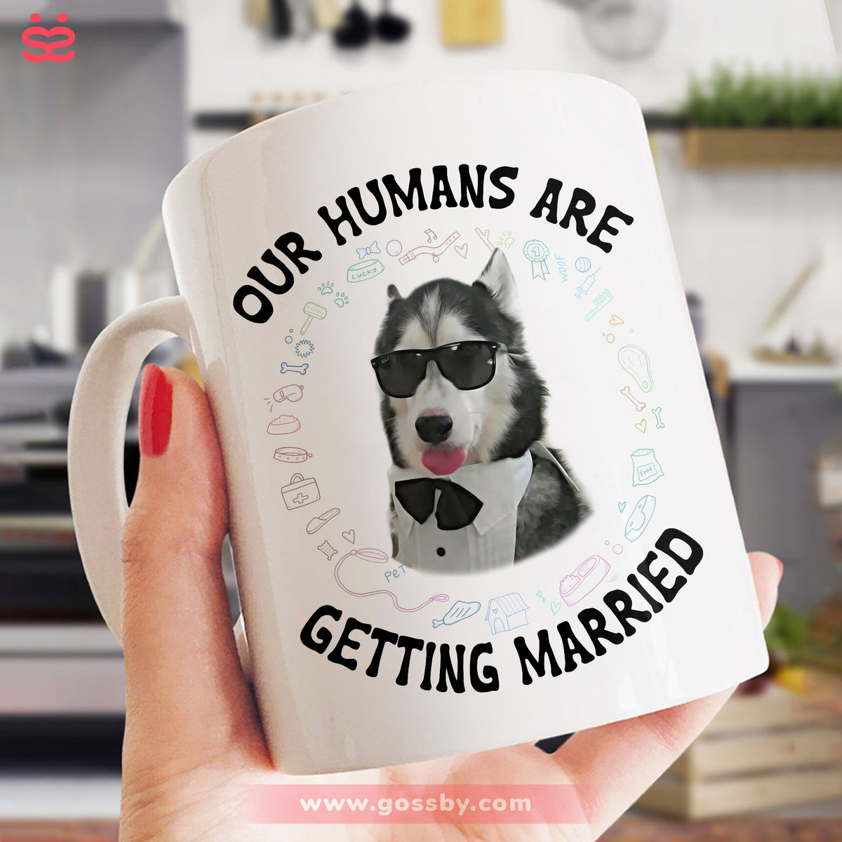 Photo Mug - My humans are getting married - Custom from Photo