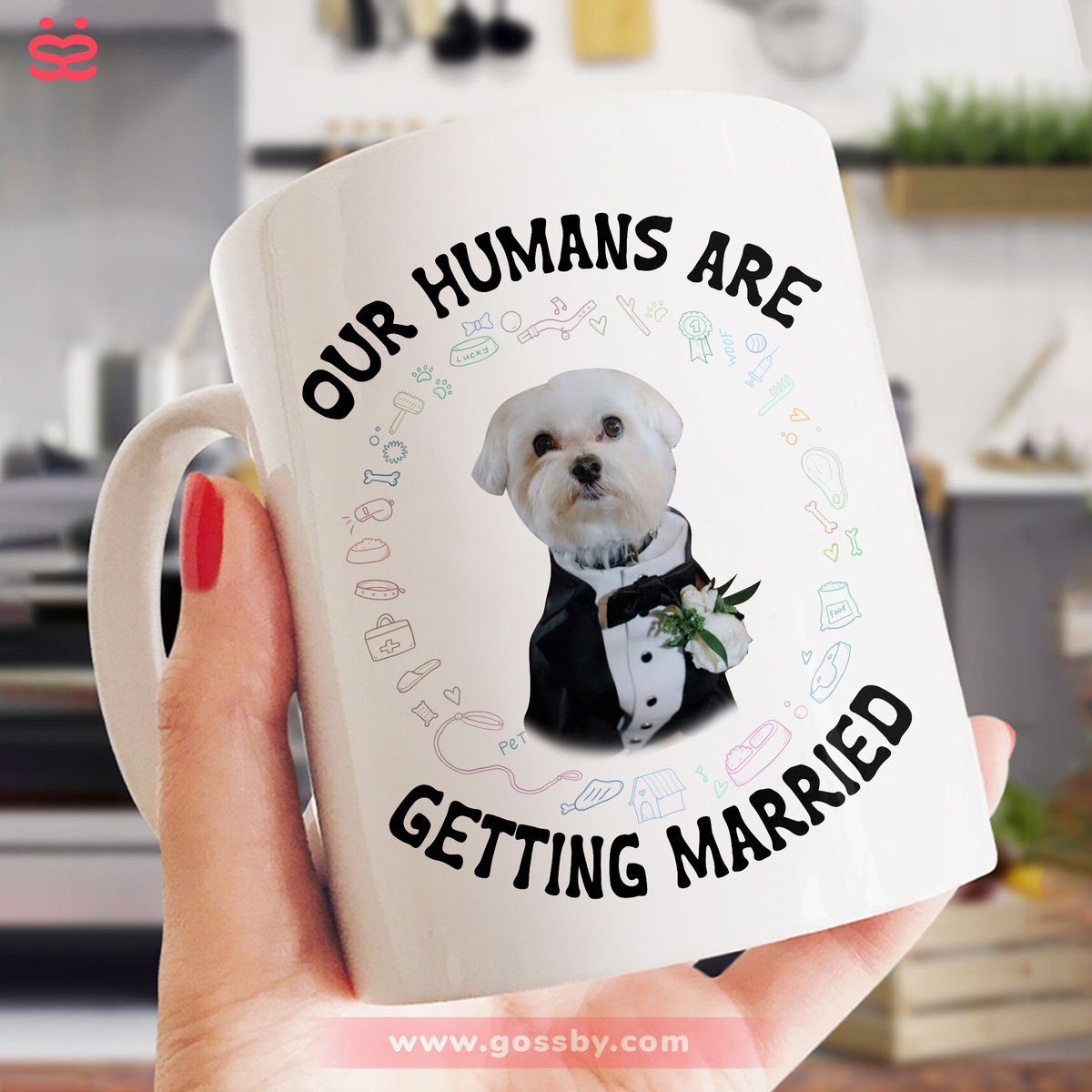 Photo Mug - My humans are getting married - Custom from Photo_3