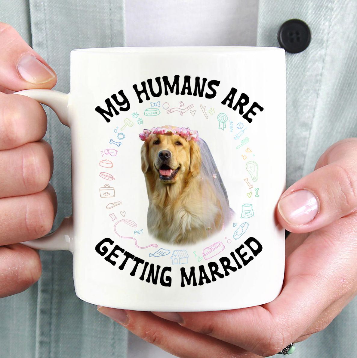 Photo Mug - My humans are getting married - Custom from Photo_1