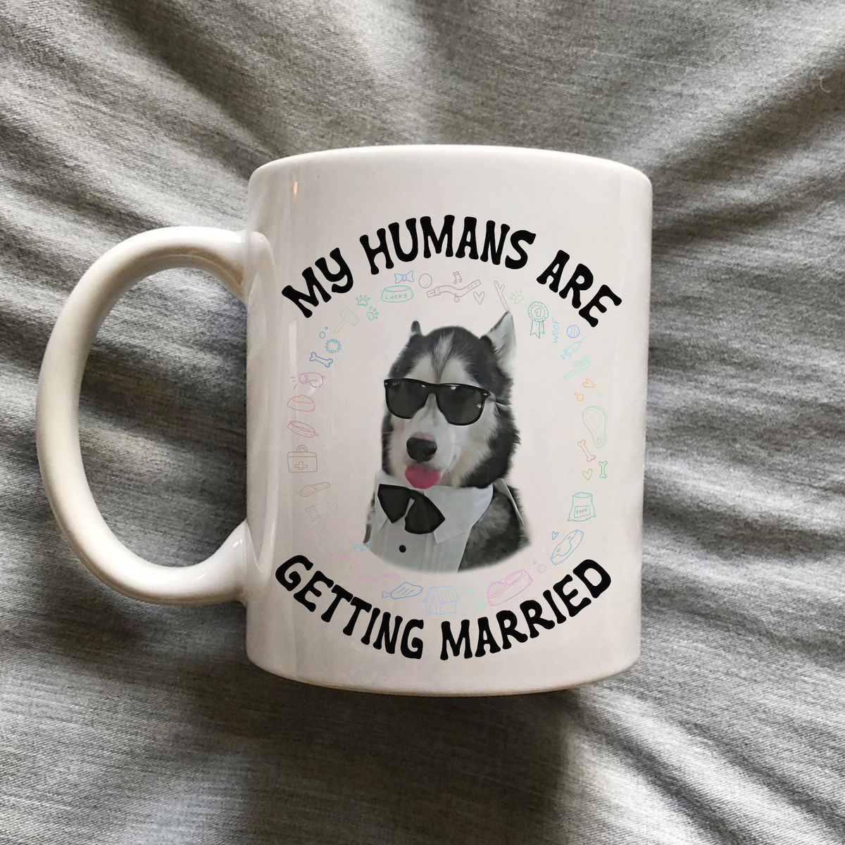 Photo Mug - My humans are getting married - Custom from Photo_4