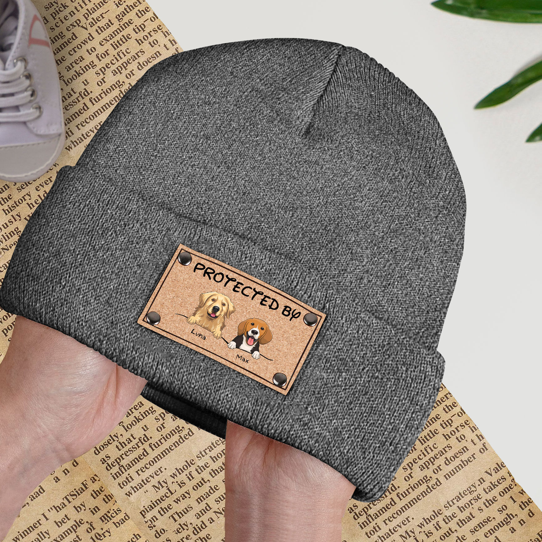 Custom Baby Beanie Protected by (DCork) Christmas Gift For Baby