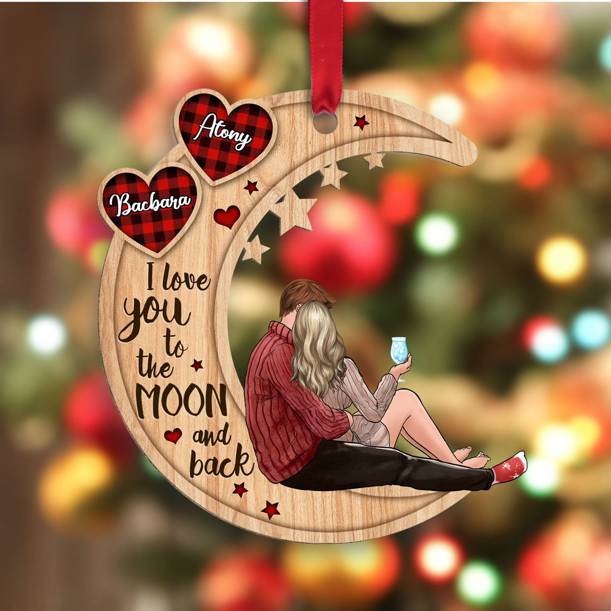 Transparent Ornament - Best Friends Gifts - Our Friendship is a