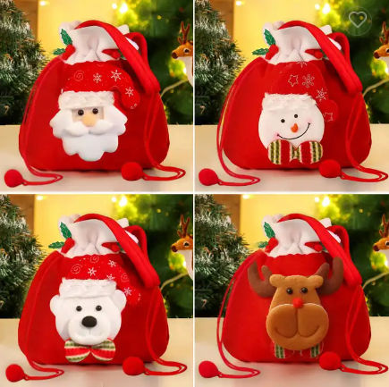 Christmas Drawstring bag