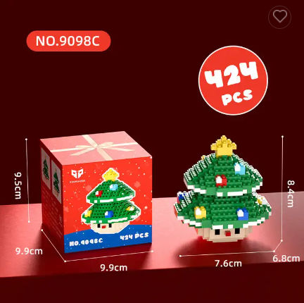 Christmas Gift & Decor 2023 - Christmas Decoration Xmas tree Building Blocks