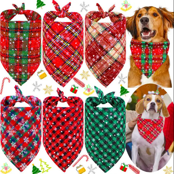 Christmas Gift & Decor 2023 - Pet Bandana Scarf For Dog And Cat