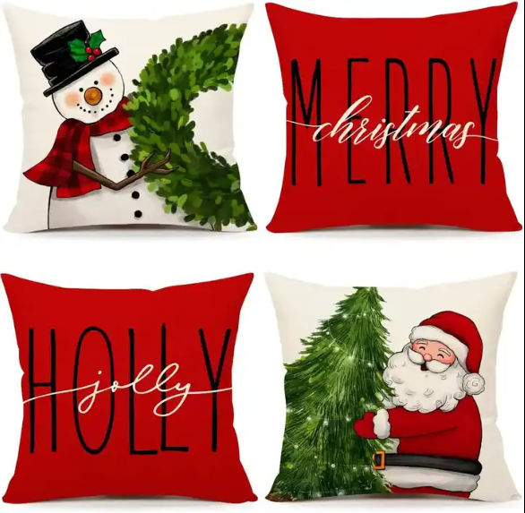 Christmas Gift & Decor 2023 - Winter Holiday Xmas Cushion Covers_3