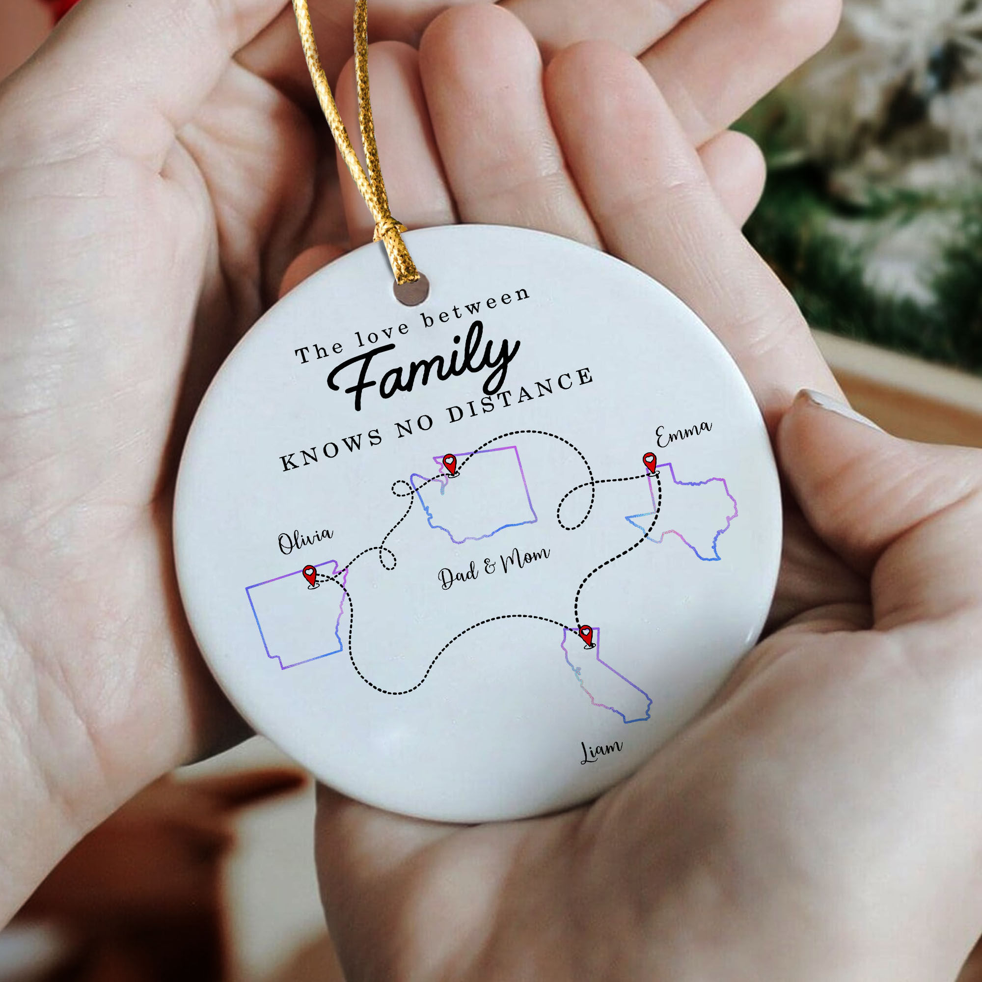 Long Distance Gifts - Up to 9 locations - The love between Family knows ...