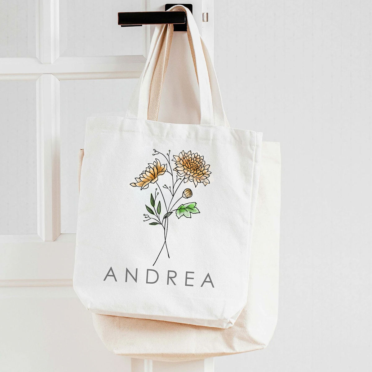 Birthday Gift Tote Bag Customized with Name