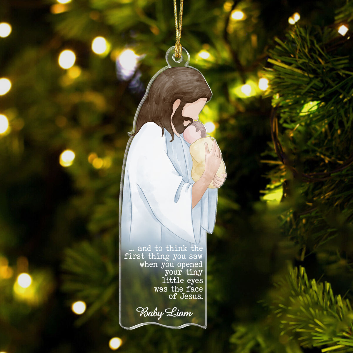 Acrylic Ornament - Baby Memorial Ornament (39377) - Personalized Ornament_1