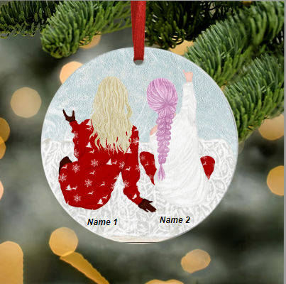 Elf with Presents Personalized Ornaments My Personalized Ornaments