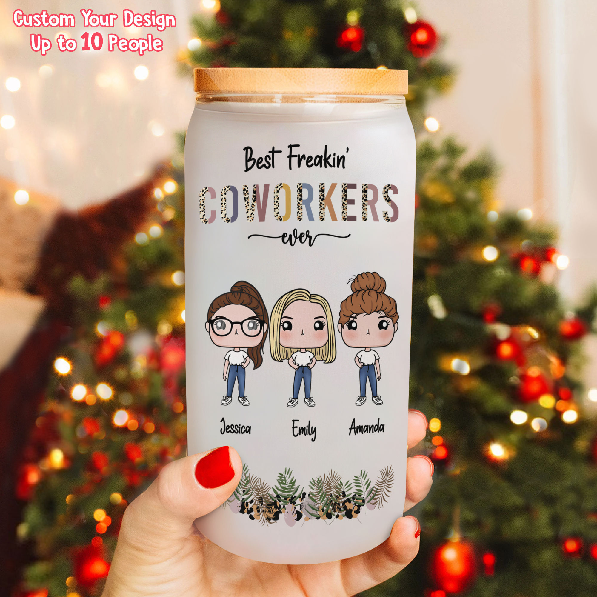 Work Bestie Figures Custom Glass Can Best Freakin Coworkers Ever   194.TNBED655b24282588a 