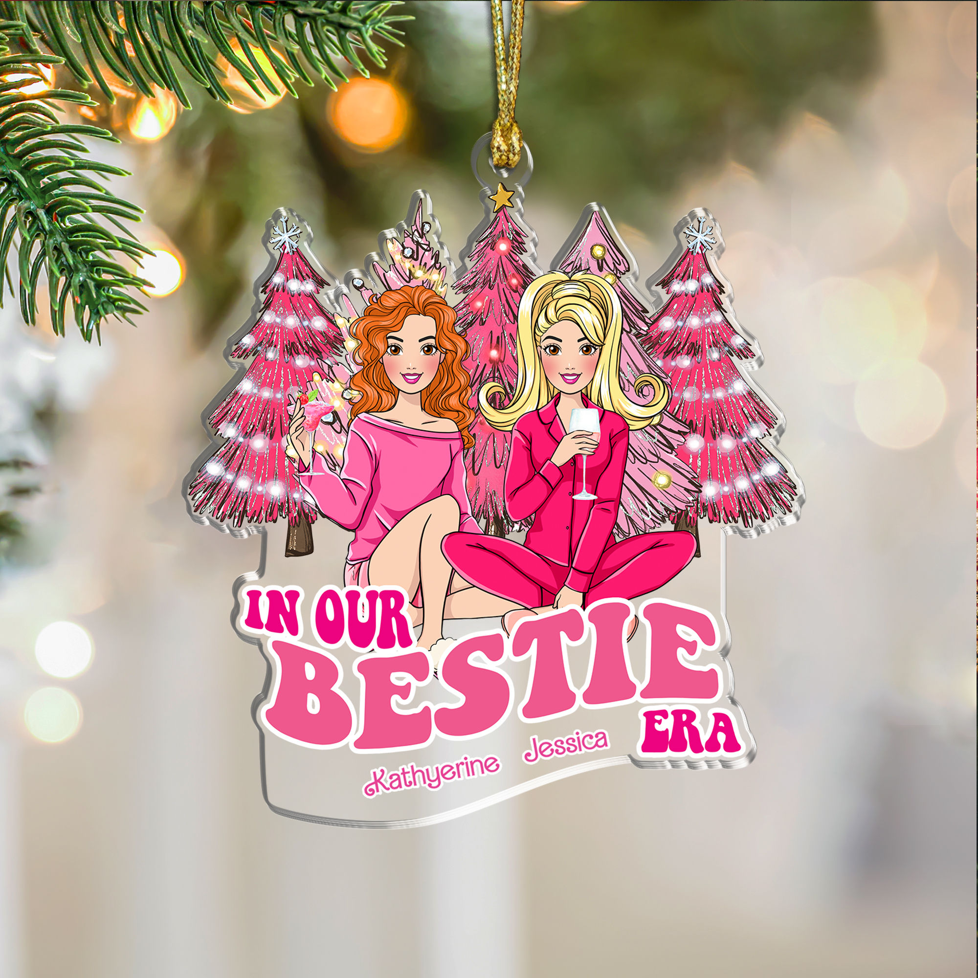 Best friends - Christmas Ornament - Personalized Ornament - Christmas ...
