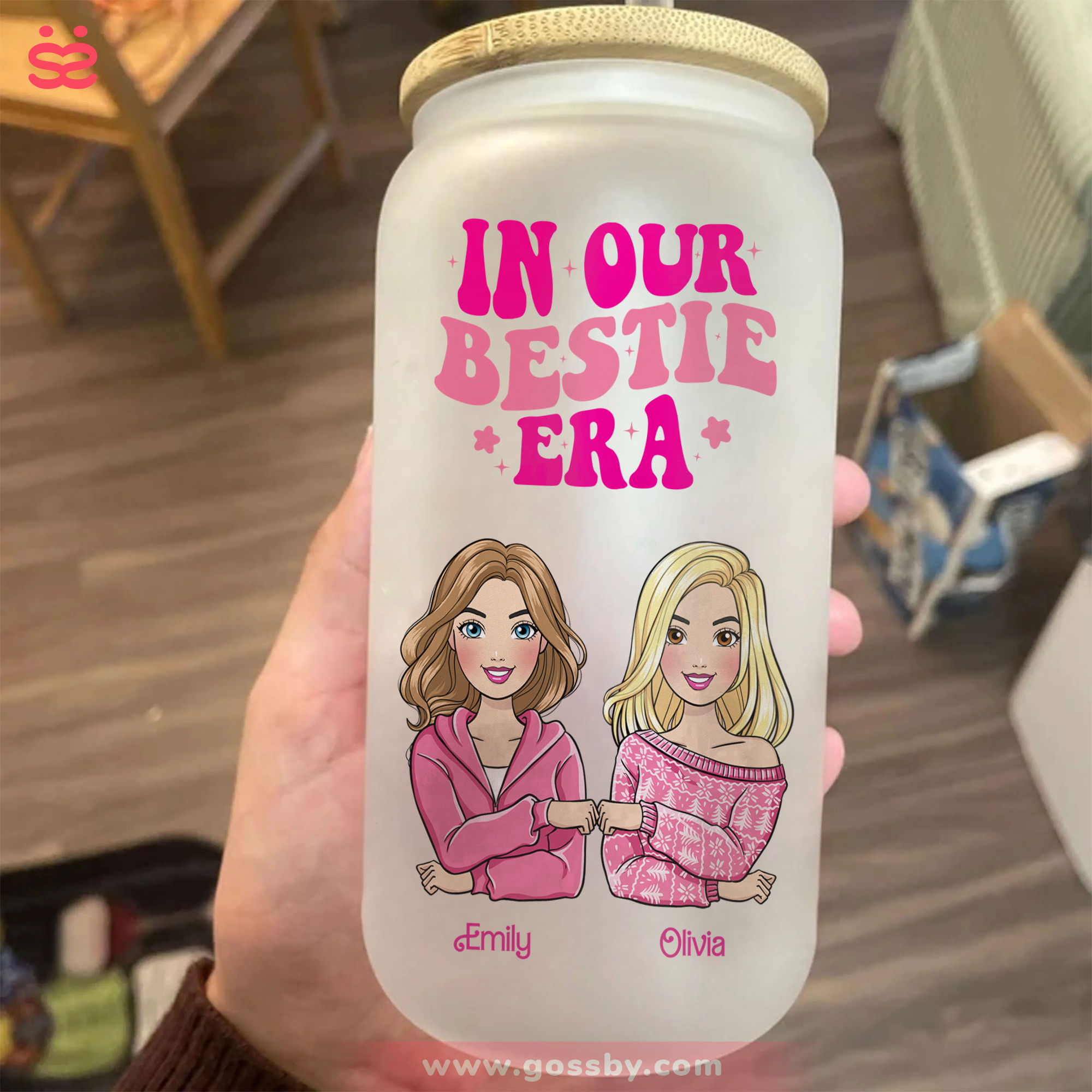 Christmas Gifts For Her - The Best Glass Tumbler Ever - Pink Dolls - In Our  Bestie Era - Gift For Best Friends, BFF, Sisters, Coworkers (F)