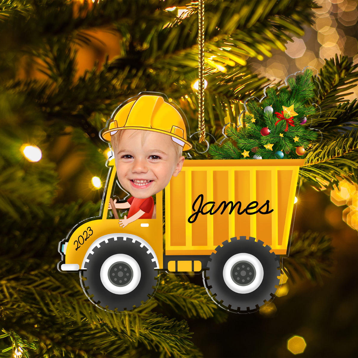 Personalized Trucker Ornaments