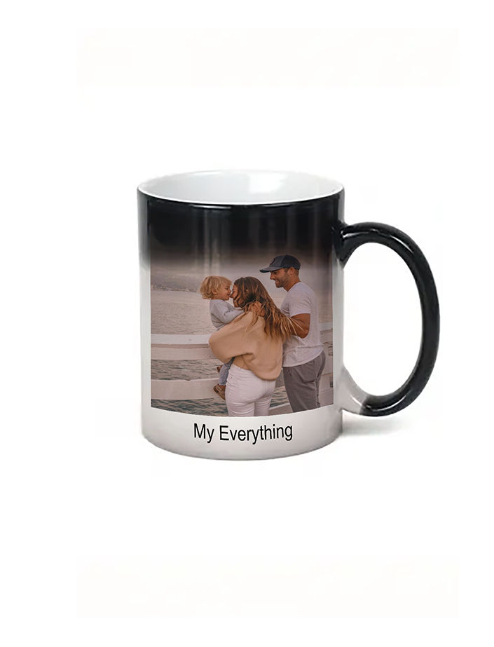 Photo Mug - Photo Upload Mug - Magic Mug - Custom Text - Custom Photo ...