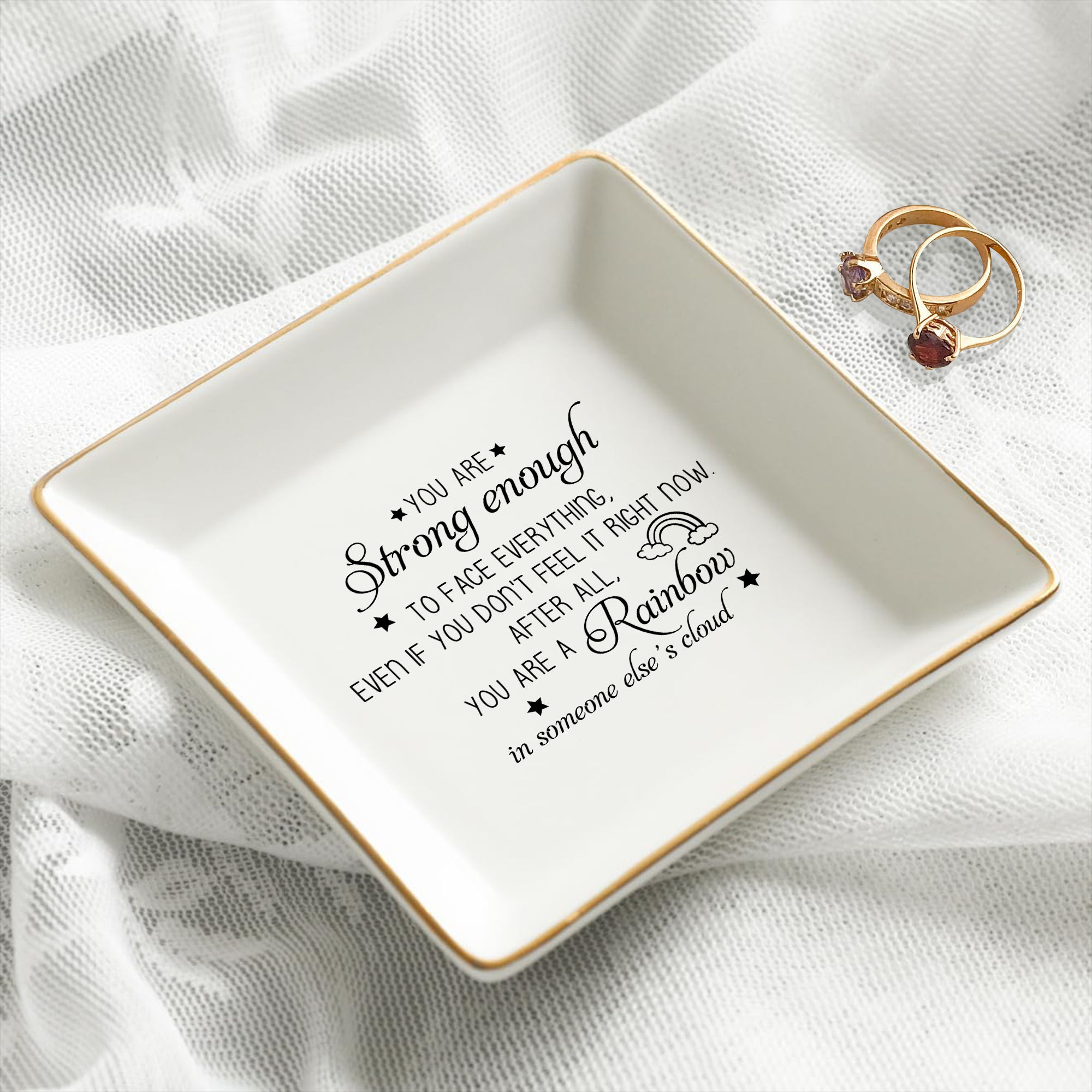 Jewelry Tray Gift for Her, Sisters, Friends, Mom, Wedding Gifts