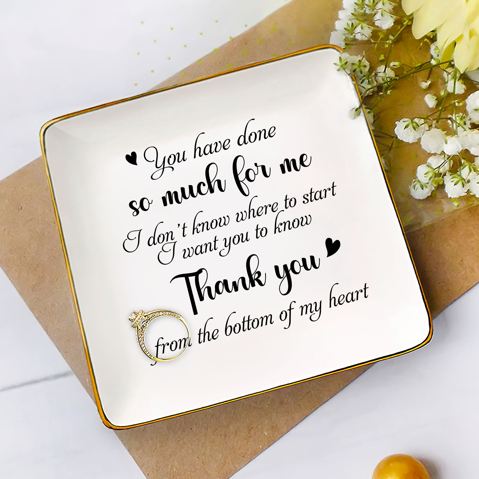 Jewelry Tray Gift for Her, Sisters, Friends, Mom, Wedding Gifts