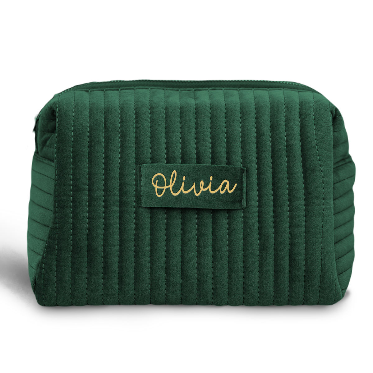 Personalized Name - Personalized Gift Bags - Custom Your Name - Green - Personalized Makeup Bag_5