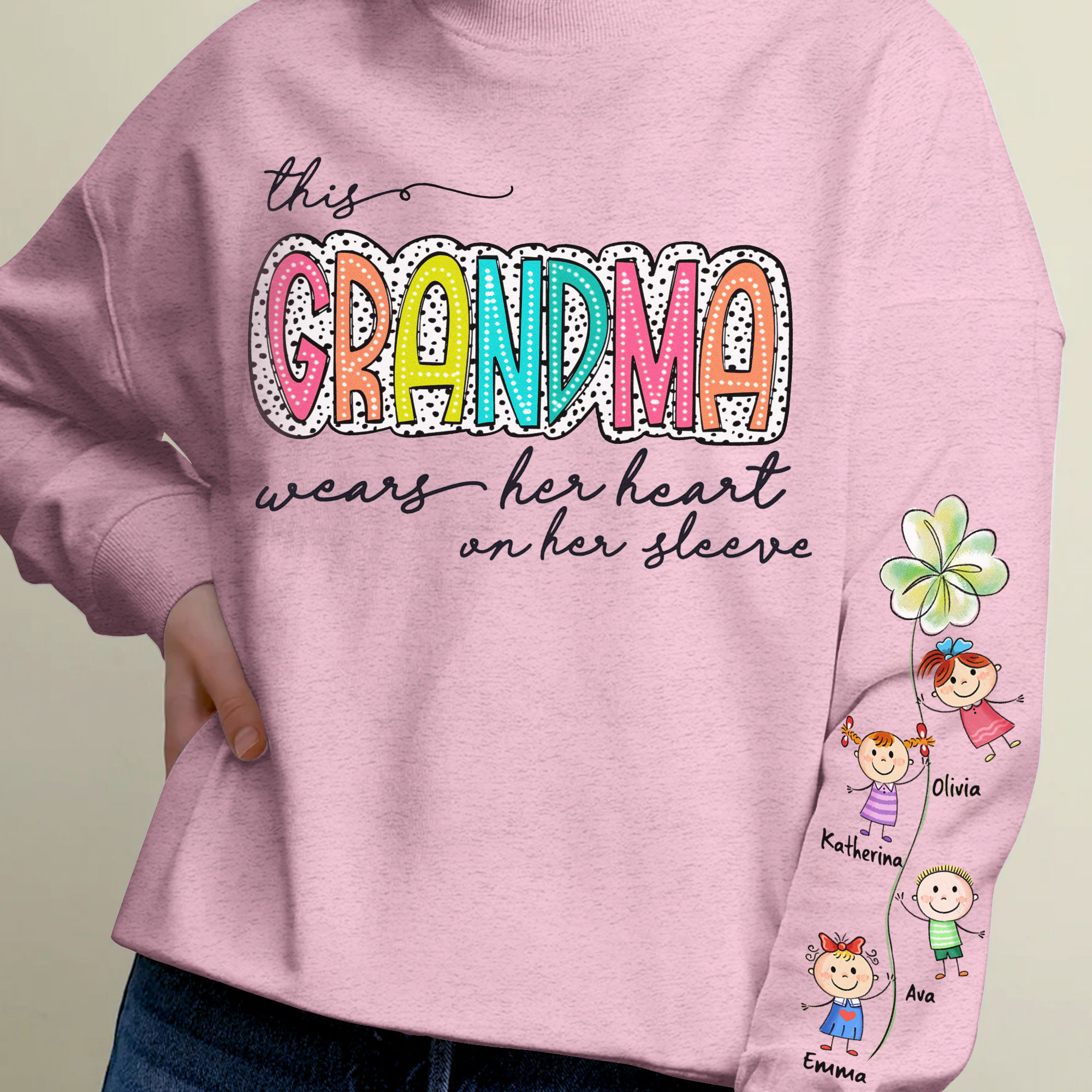 Personalized SweatShirt - Personalized Sweatshirt - This GRANDMA 