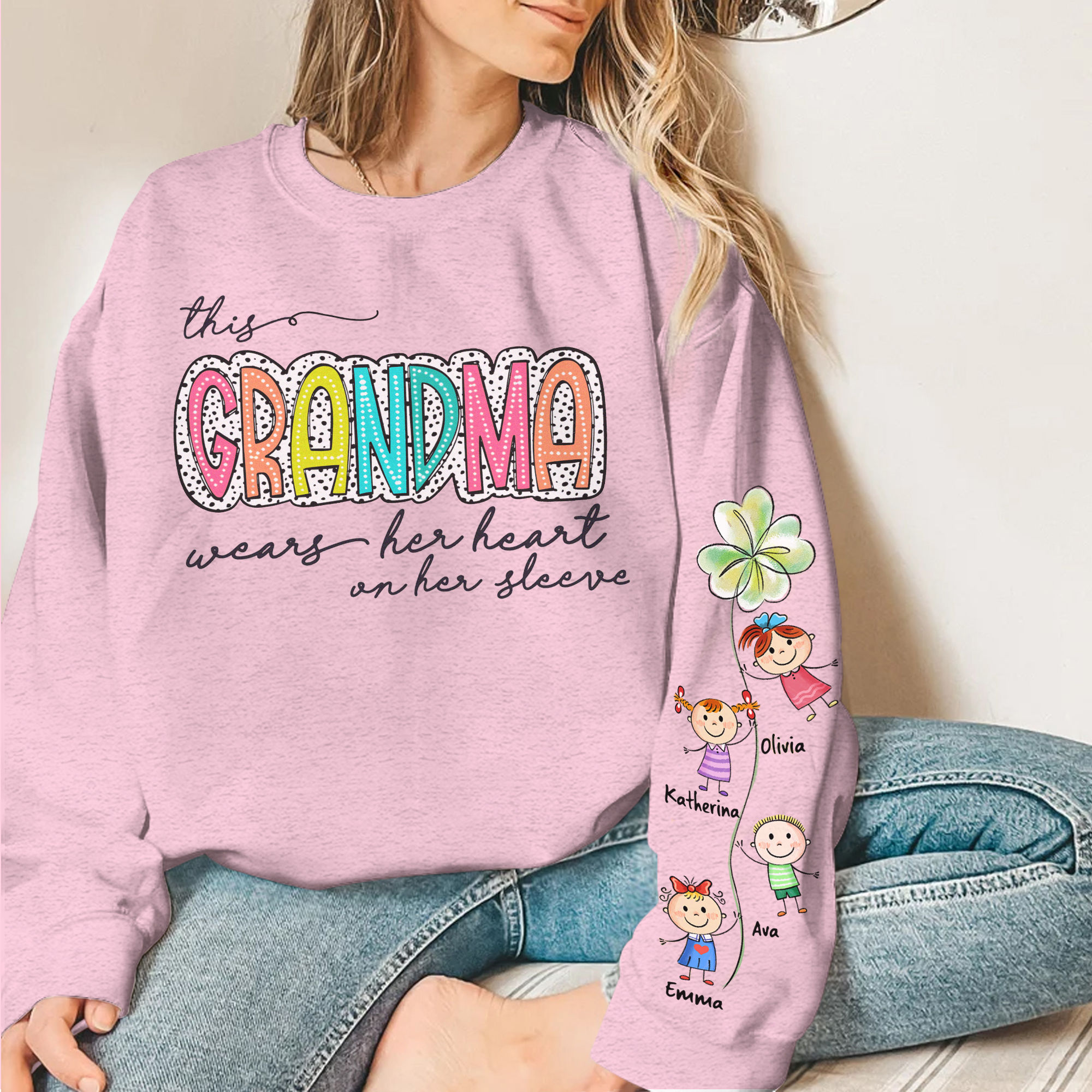 [GRAVER]★BIG LIFE LOGO HEART SMILE SWEATSHIRT Big Life Logo Heart Smile Sweatshirt - GRAVER | 60% - Asian