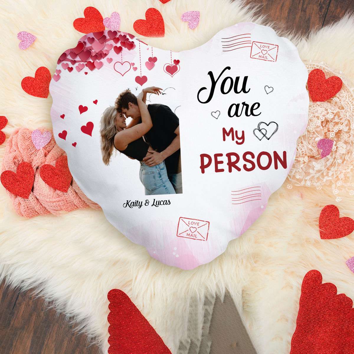 Photo Pillow - Photo Upload - Gift For Couples Wedding  - You Are My Person_3