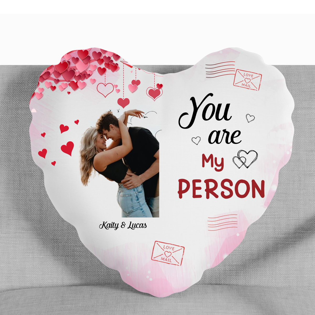 Photo Pillow - Photo Upload - Gift For Couples Wedding  - You Are My Person_6