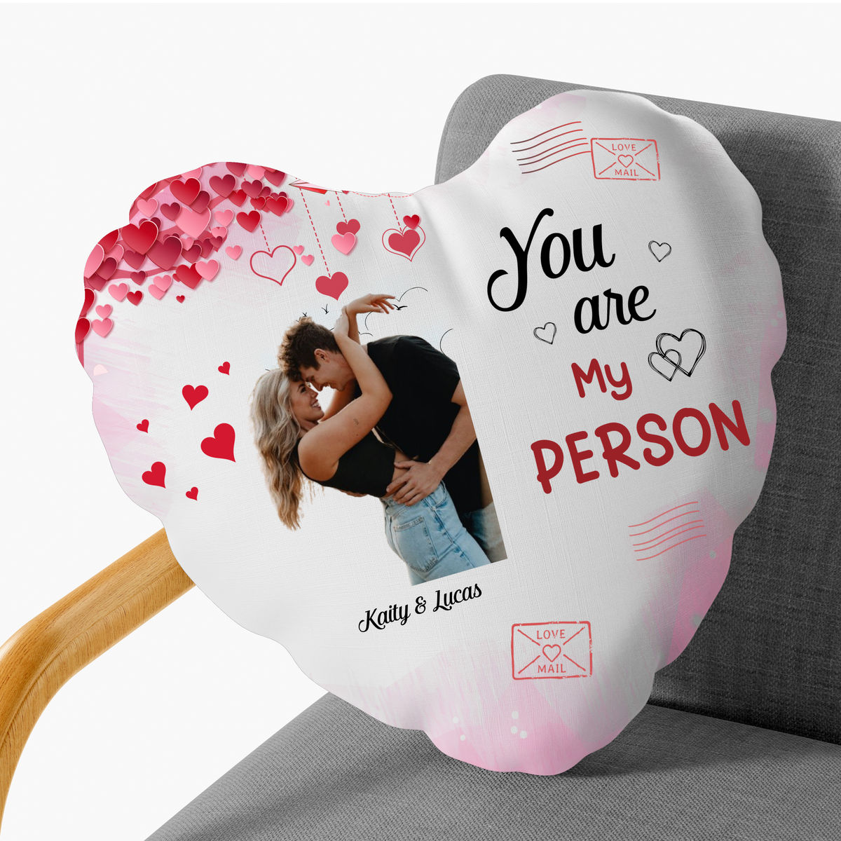 Photo Pillow - Photo Upload - Gift For Couples Wedding  - You Are My Person_2