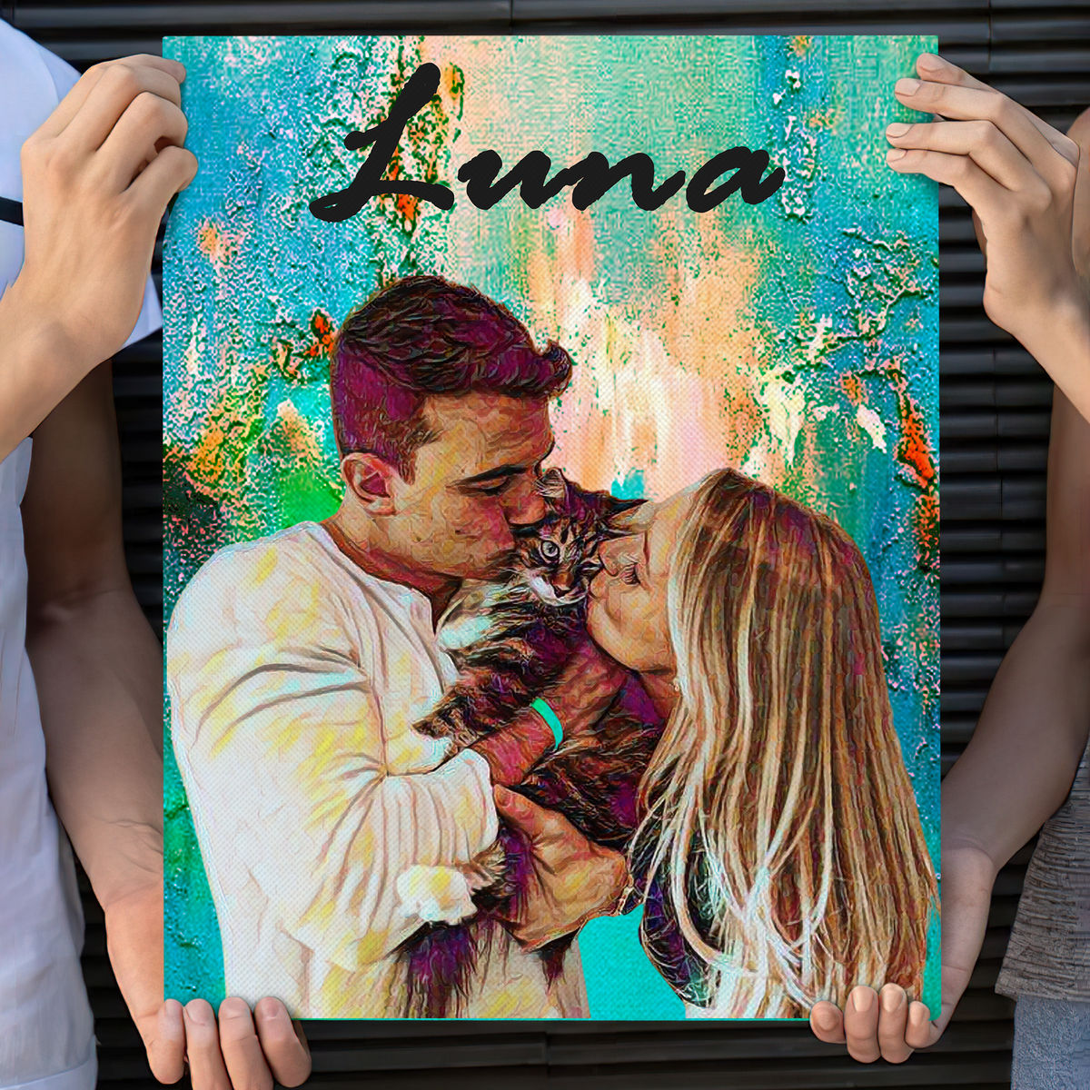 Photo Upload - Portrait Canvas From Photo For Cat - Personalized Photo Canvas_5