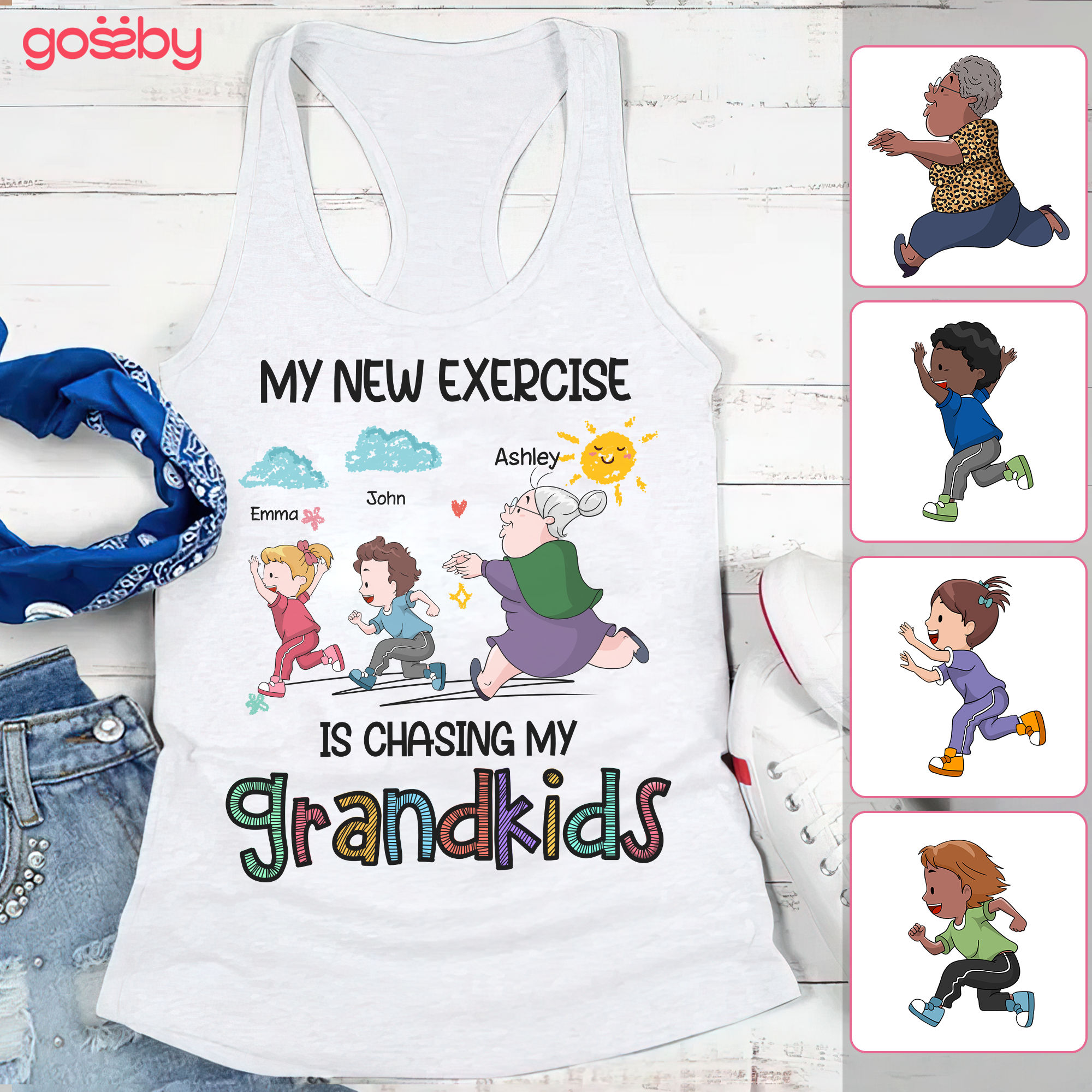 Best Gift For Grandma - My New Exercise Is Chasing My Grandkids ...