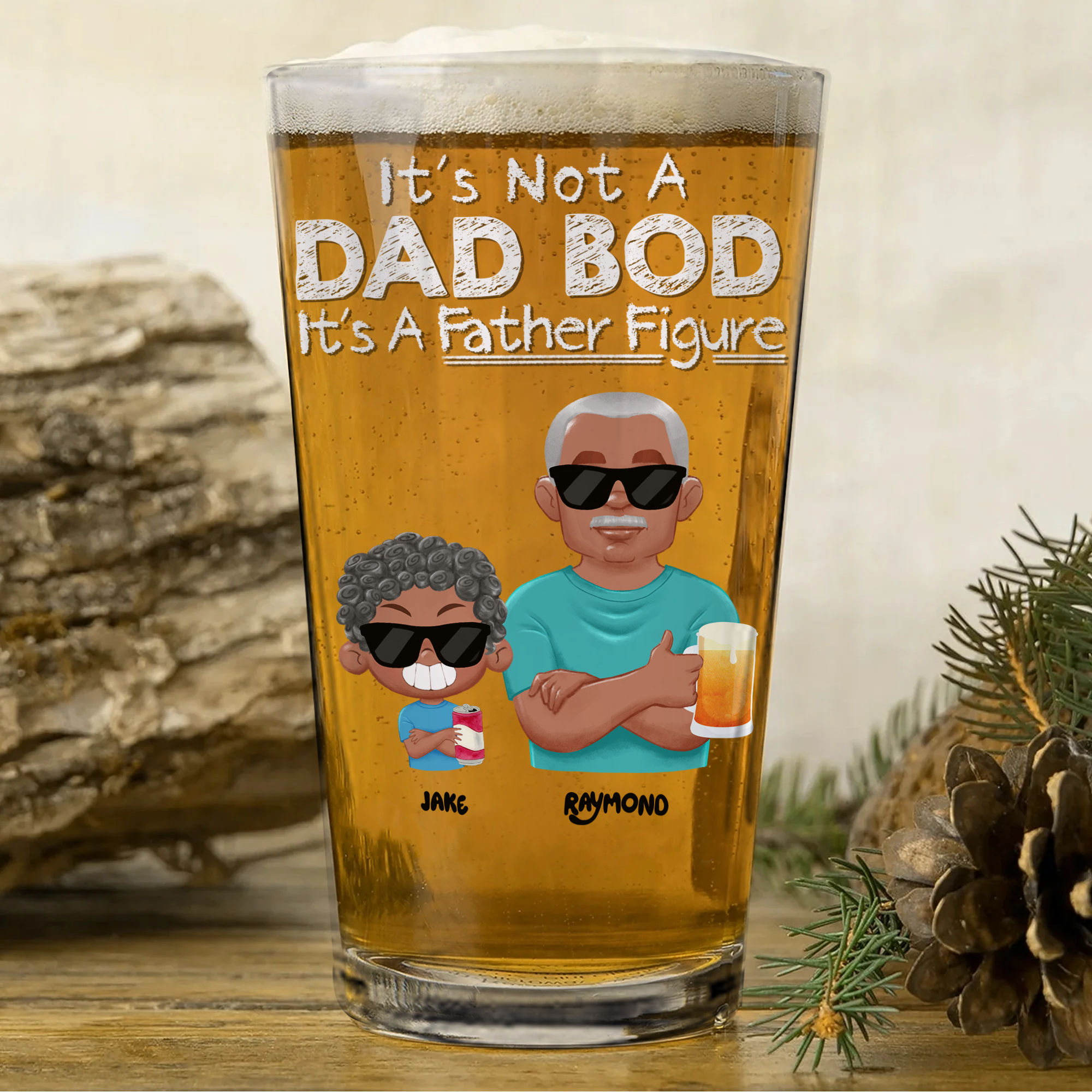 Custom Beer Glass Custom 16oz Pint Beer Glass Personalized Photo