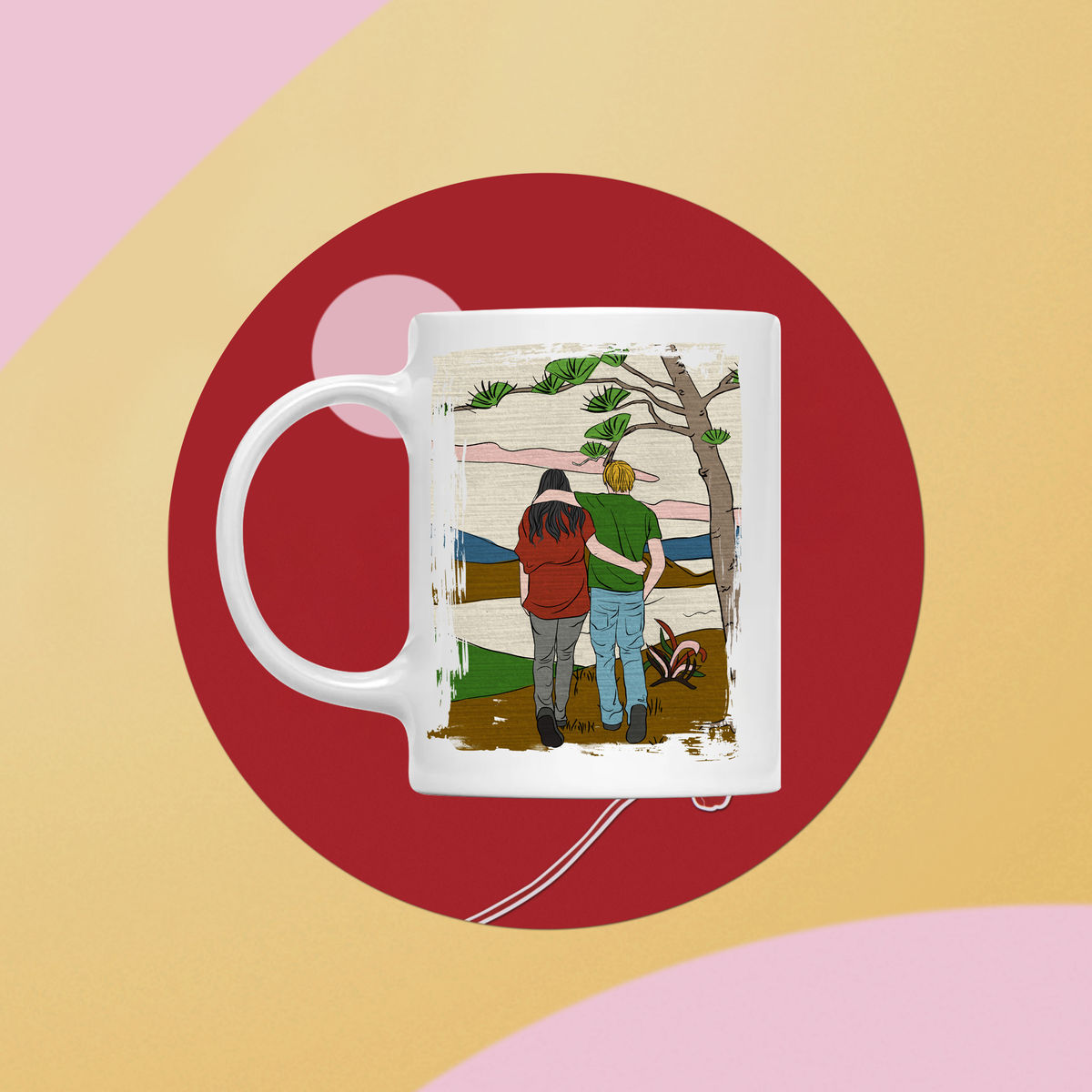 Dong Ho Legacy - Serene Mother's Embrace - Mother and Son Gift - Limited Edition - Personalized Mug_3