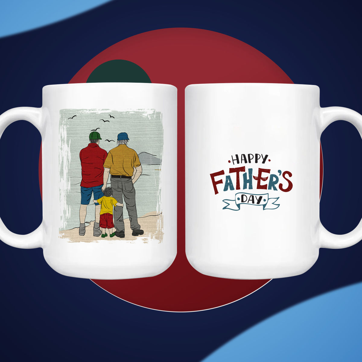 Dong Ho Legacy - Majestic Moments - Father and Son Gift - Limited Edition - Personalized Mug_1