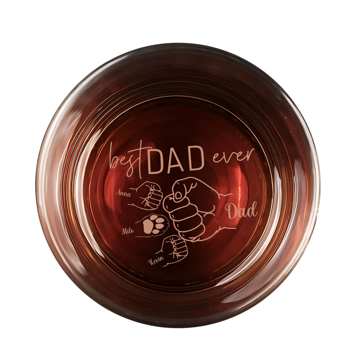 Father's Day Gifts - Best Dad Ever - Gifts For Dad... - Gifts For Father's Day, Birthday, Anniversary - Personalize Whiskey Glass_5