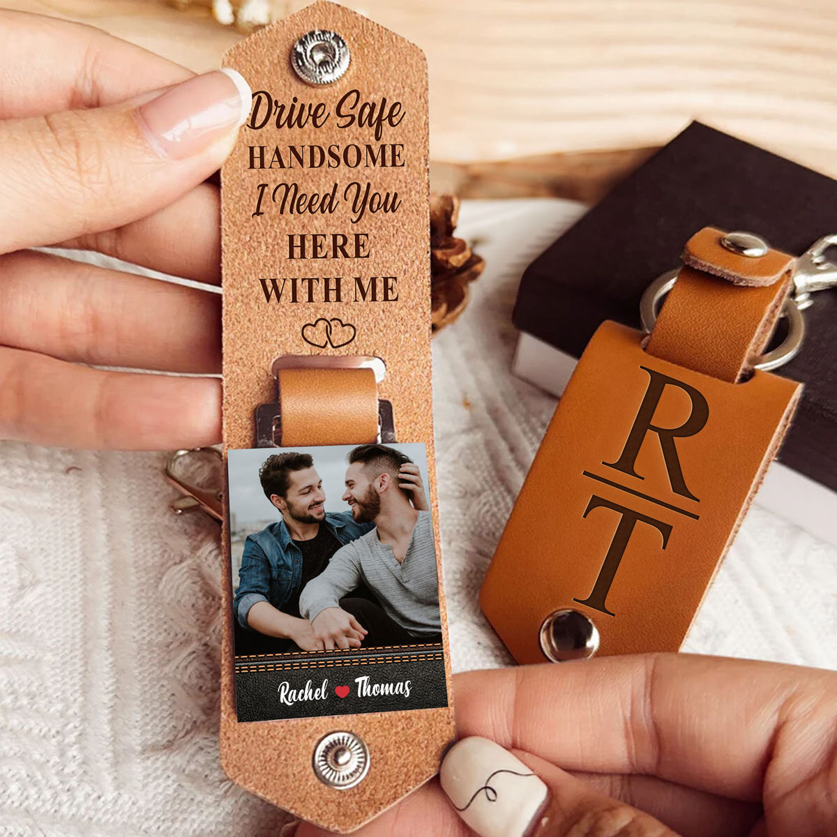 Drive Safe Handsome - Photo Gift For Him, Men, LGBT Couples, Pride Month Gift