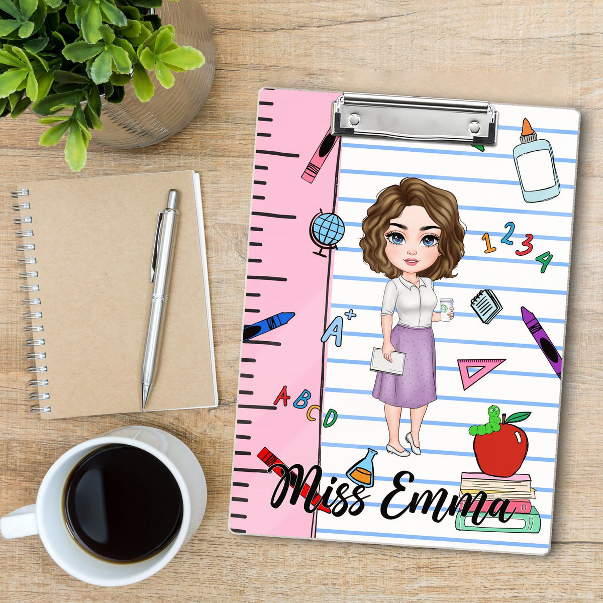 Personalized Clipboard - Gift for Teacher - Teacher Appreciation Gift (62456) - Personalized Clipboard_1