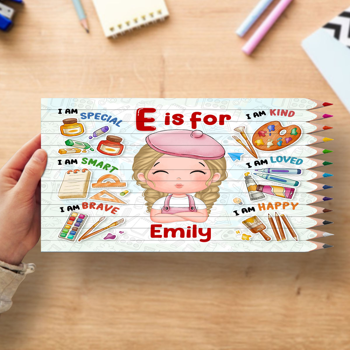 Gift for Kids - Dream Job - Colored Pencil Set - Birthday, Christmas, Back To School Gifts, Gift For Son, Daughter - Personalized Pencil Set_3